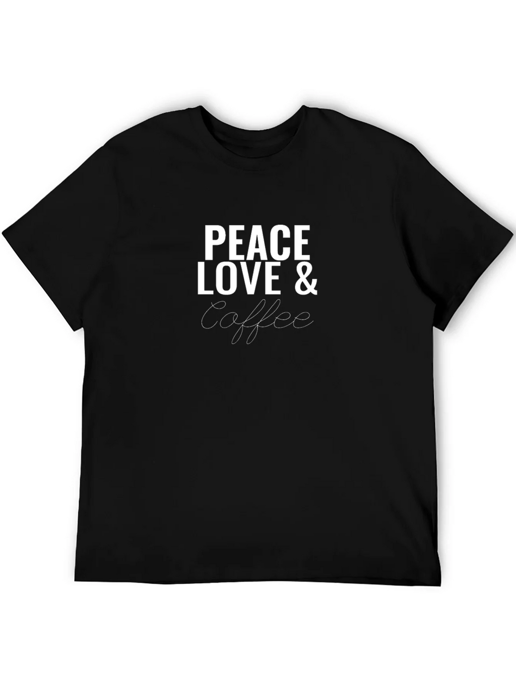 Peace Love & Coffee Graphic Tee - Casual Comfort product image 5