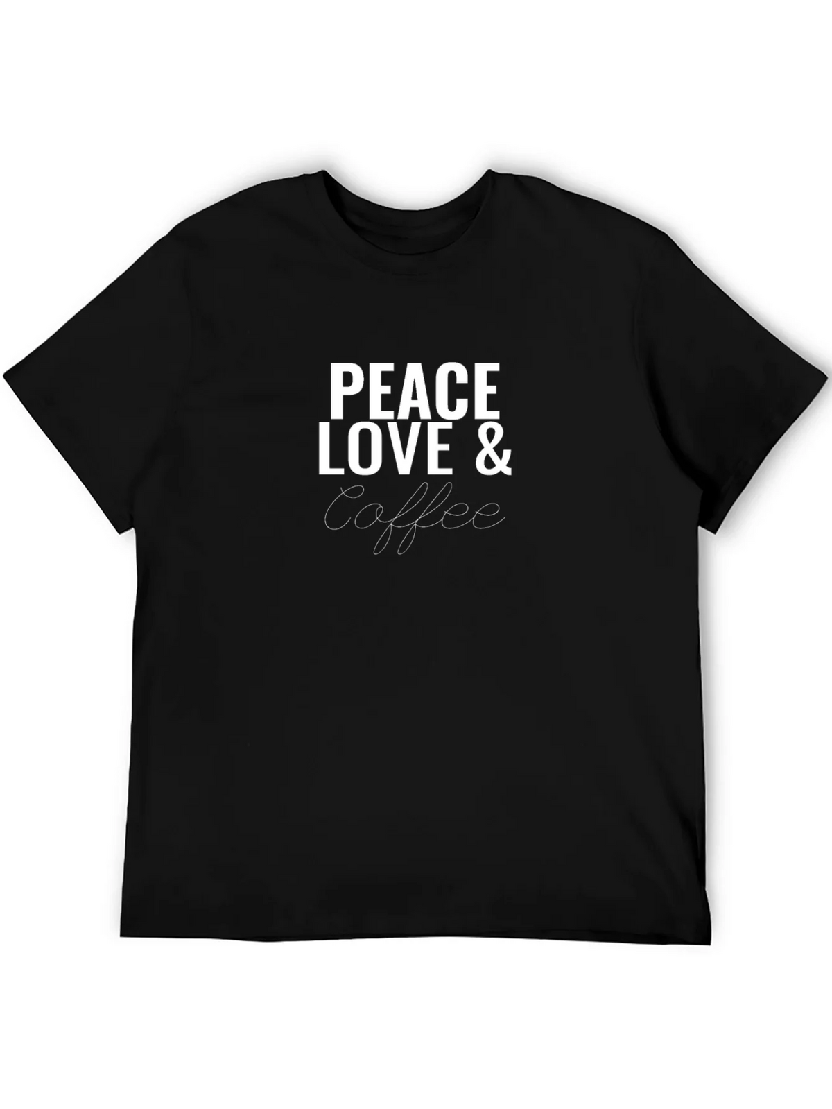 Peace Love & Coffee Graphic Tee - Casual Comfort product image 5