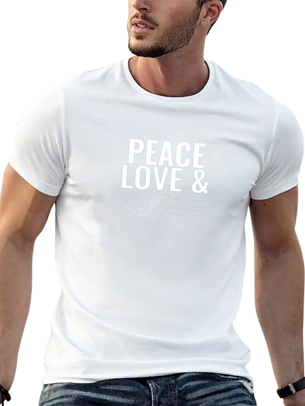 Peace Love & Coffee Graphic Tee - Casual Comfort product image 12