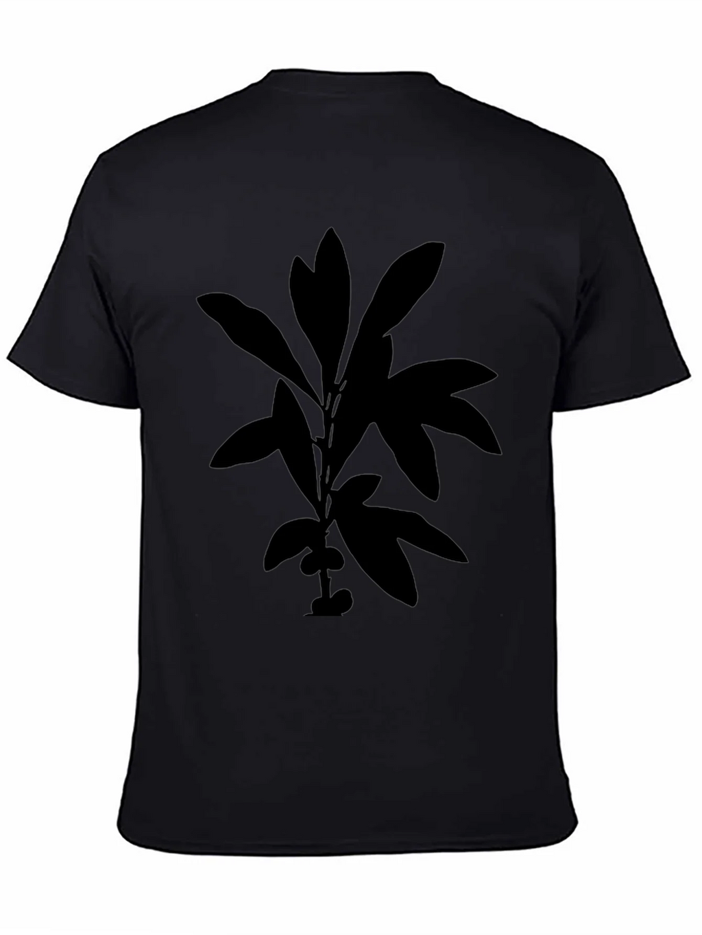 Botanical Silhouette Black T-Shirt product image 4