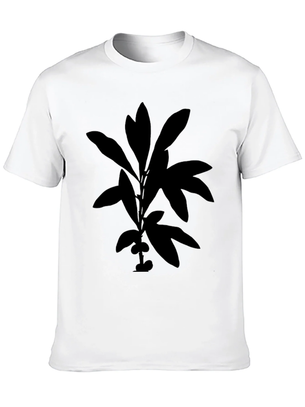 Botanical Silhouette Black T-Shirt product image 9