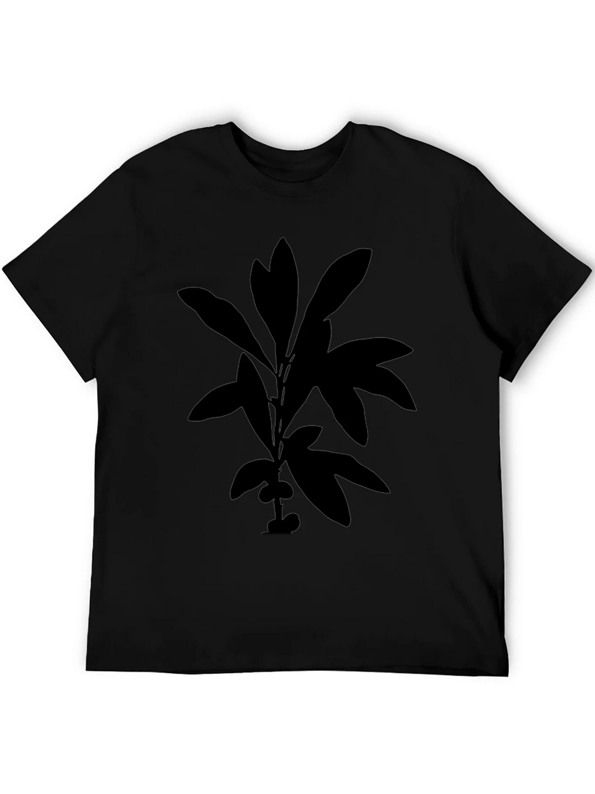 Botanical Silhouette Black T-Shirt product image 5