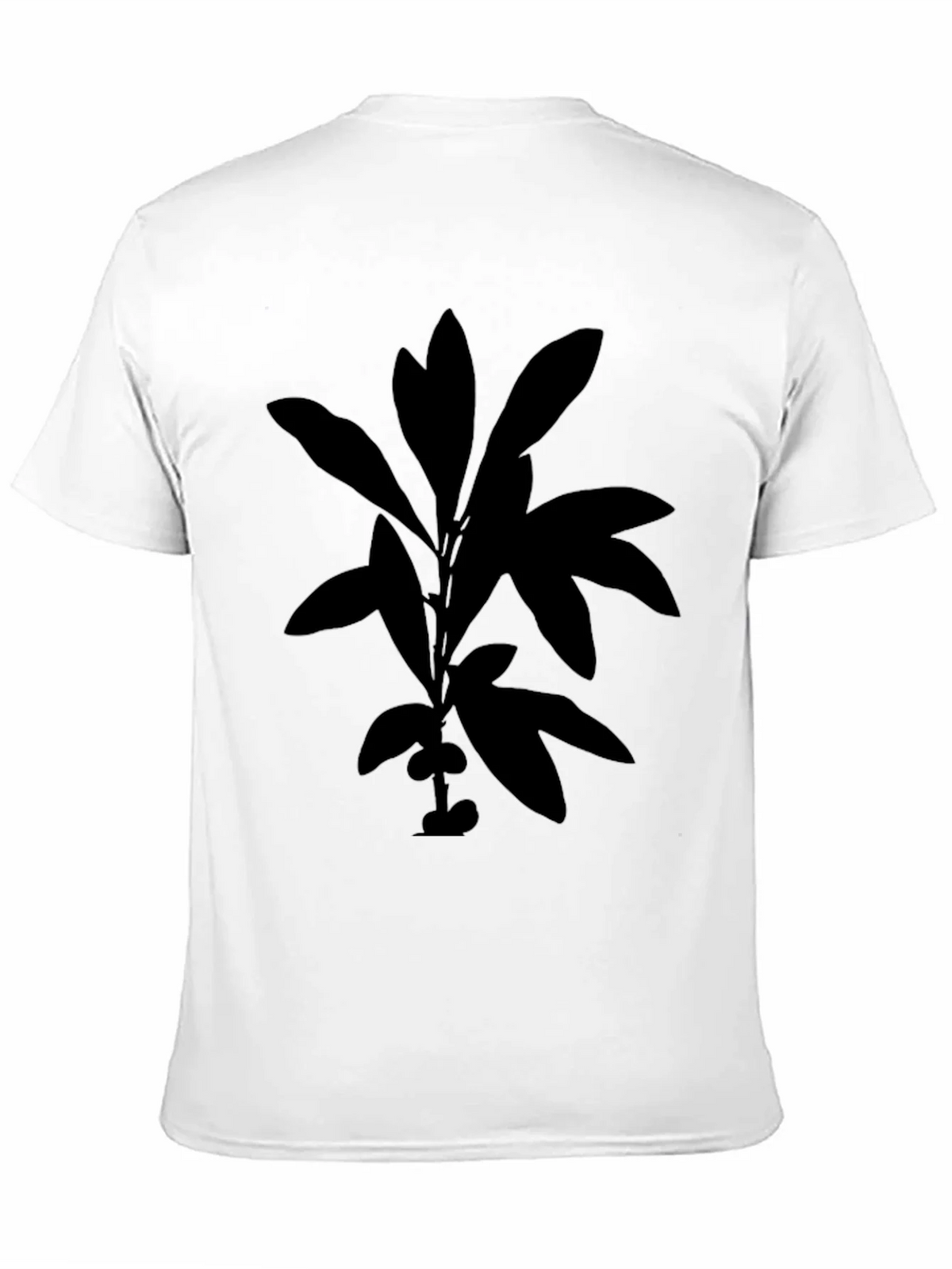 Botanical Silhouette Black T-Shirt product image 10