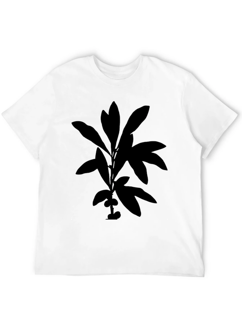 Botanical Silhouette Black T-Shirt product image 11