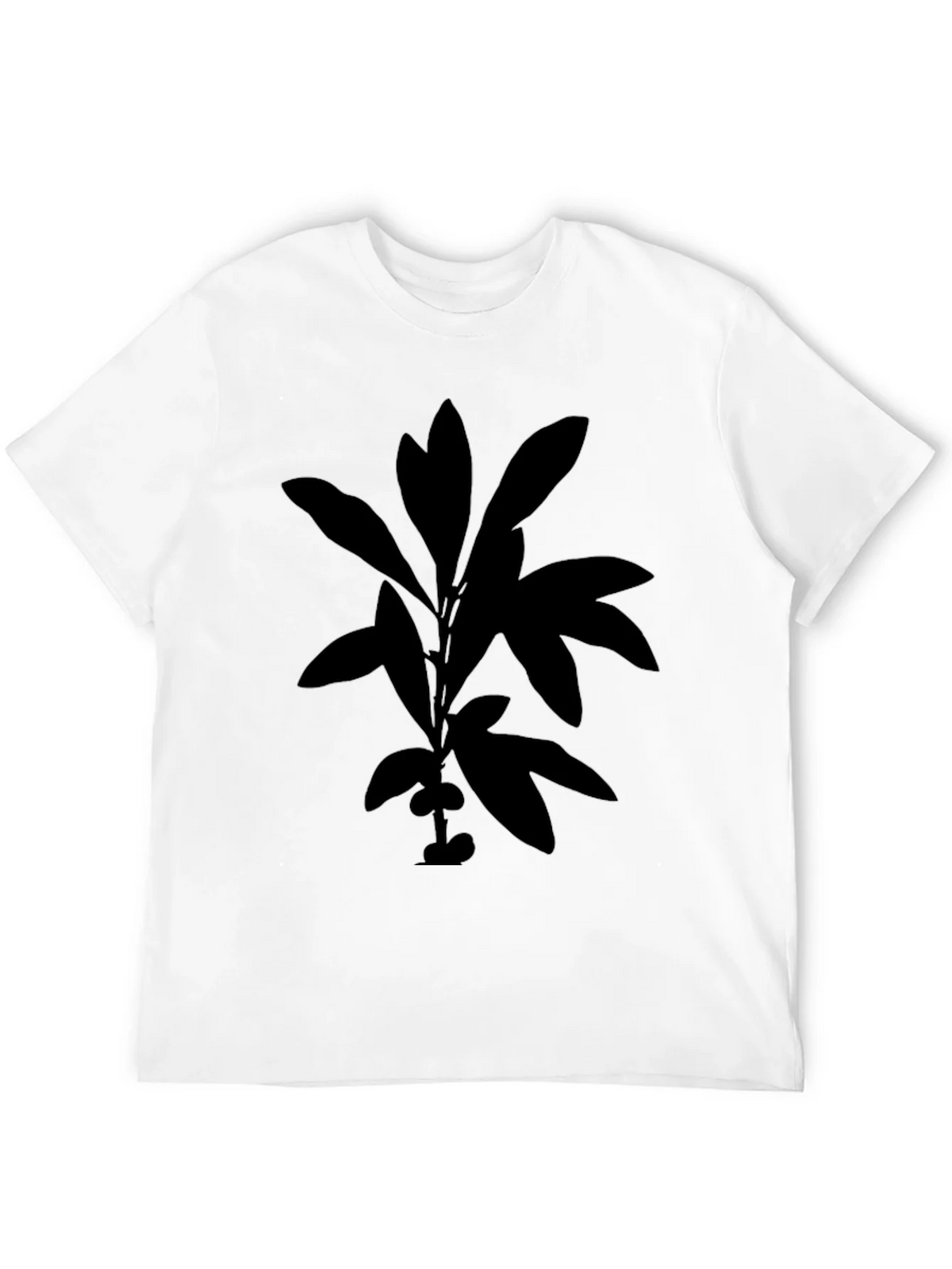 Botanical Silhouette Black T-Shirt product image 11