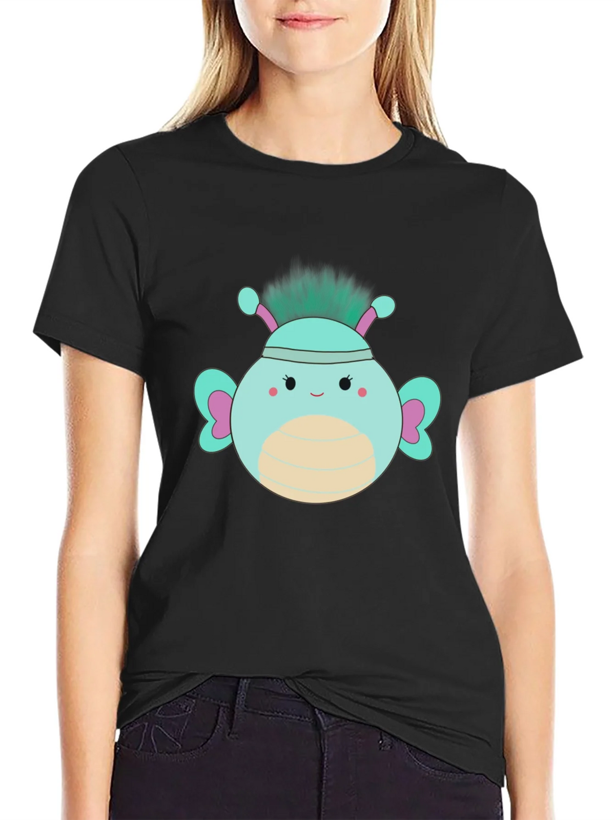 Cute Cartoon Bug Graphic T-Shirt product image 2