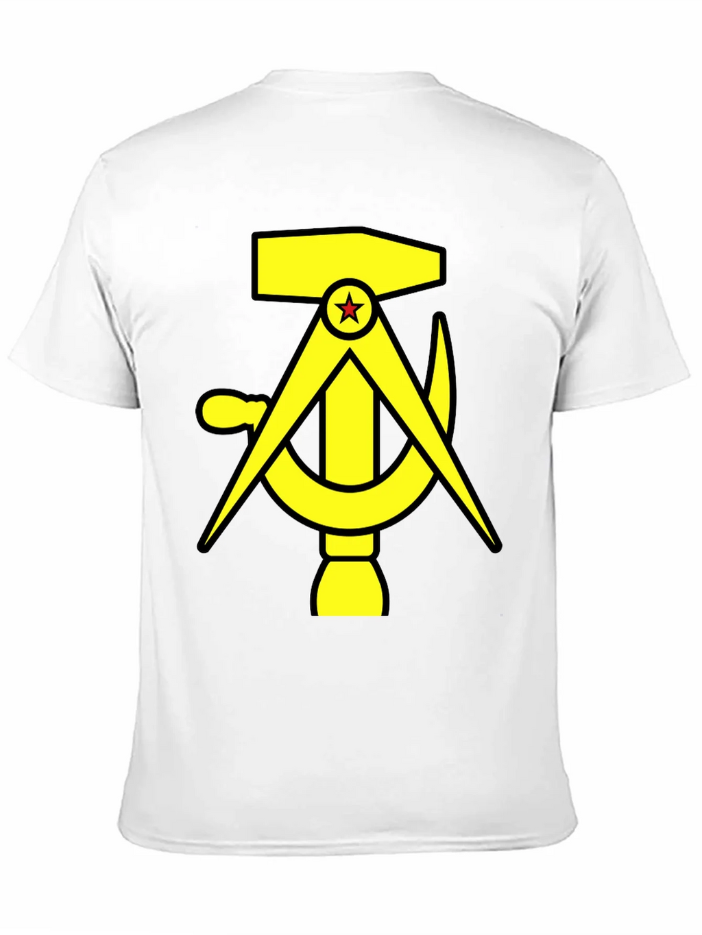 Hammer Compass and Sickle Black T-Shirt product image 10