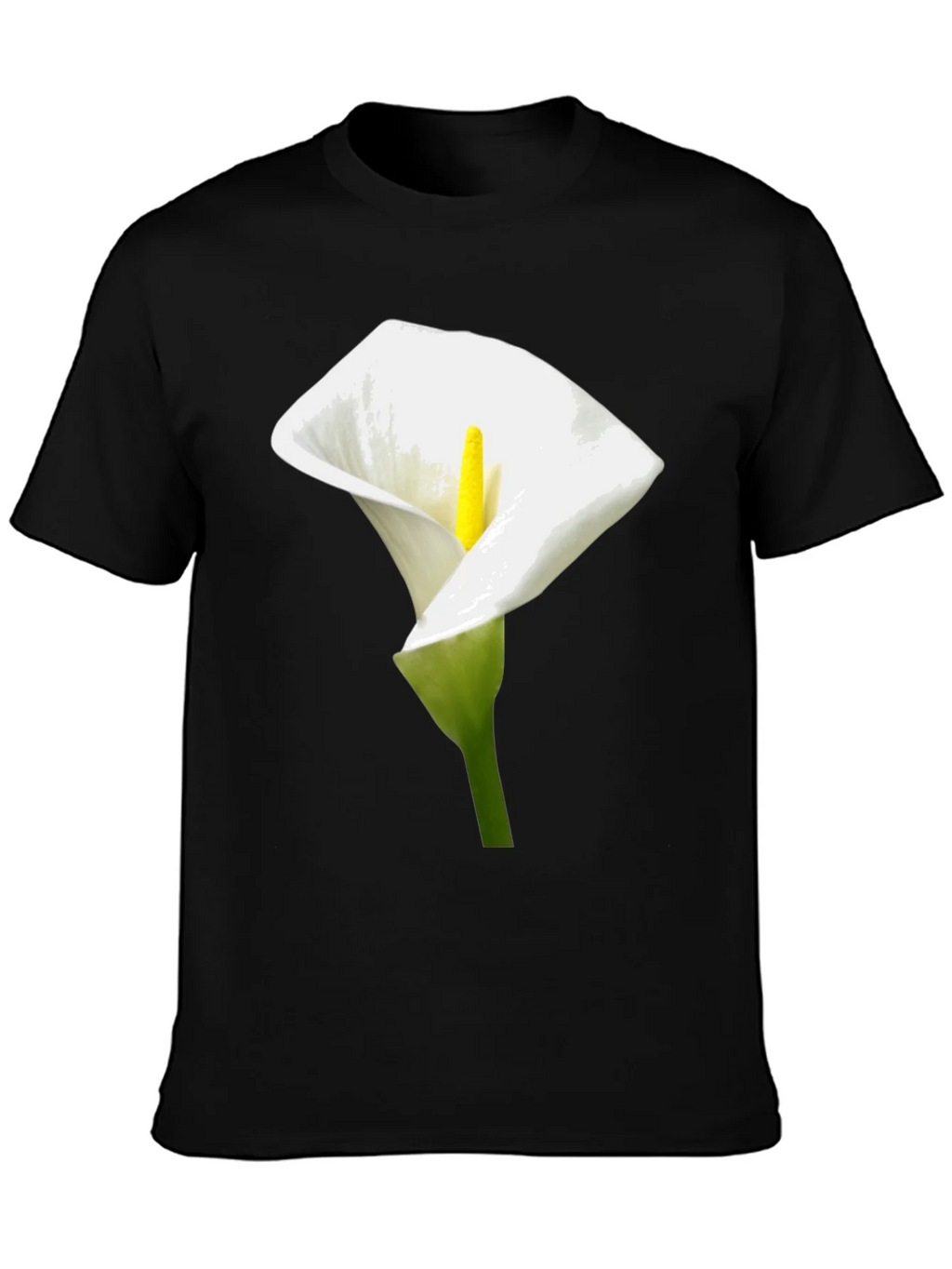 Calla Lily Graphic Tee - Elegant Floral Design product image 3