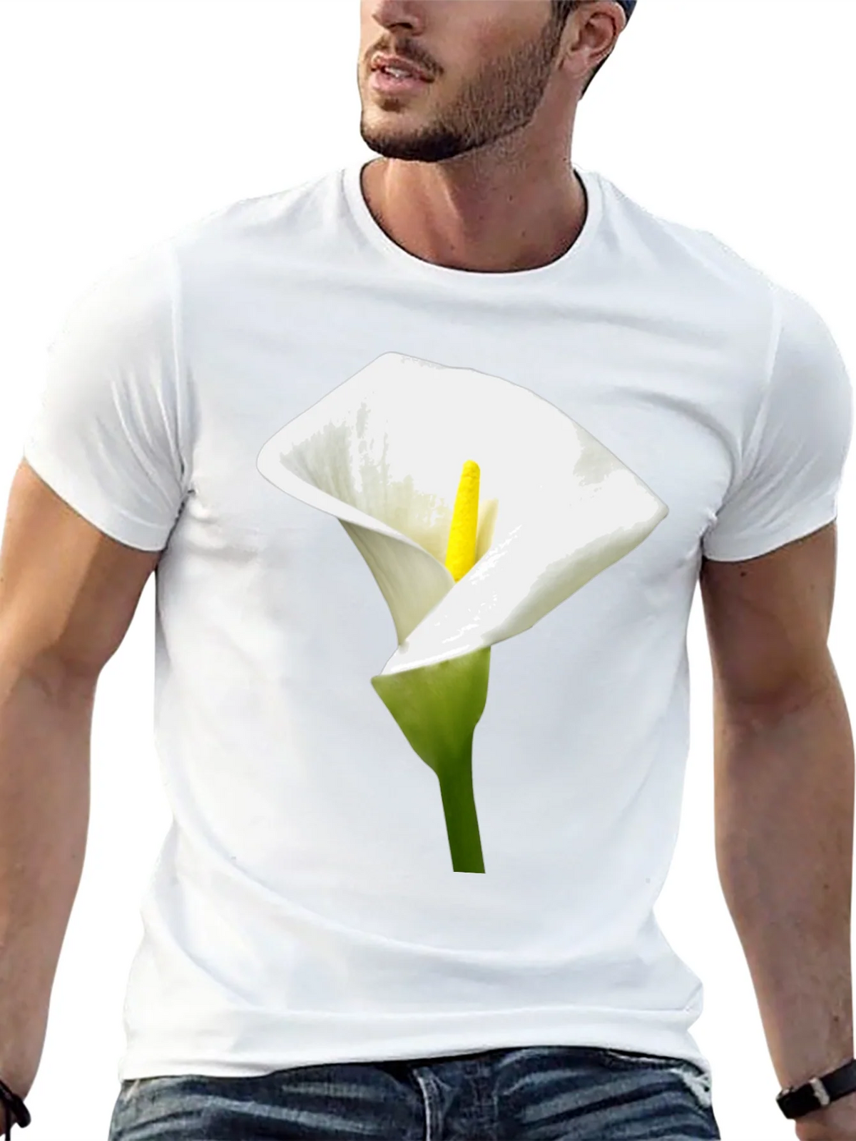 Calla Lily Graphic Tee - Elegant Floral Design product image 12
