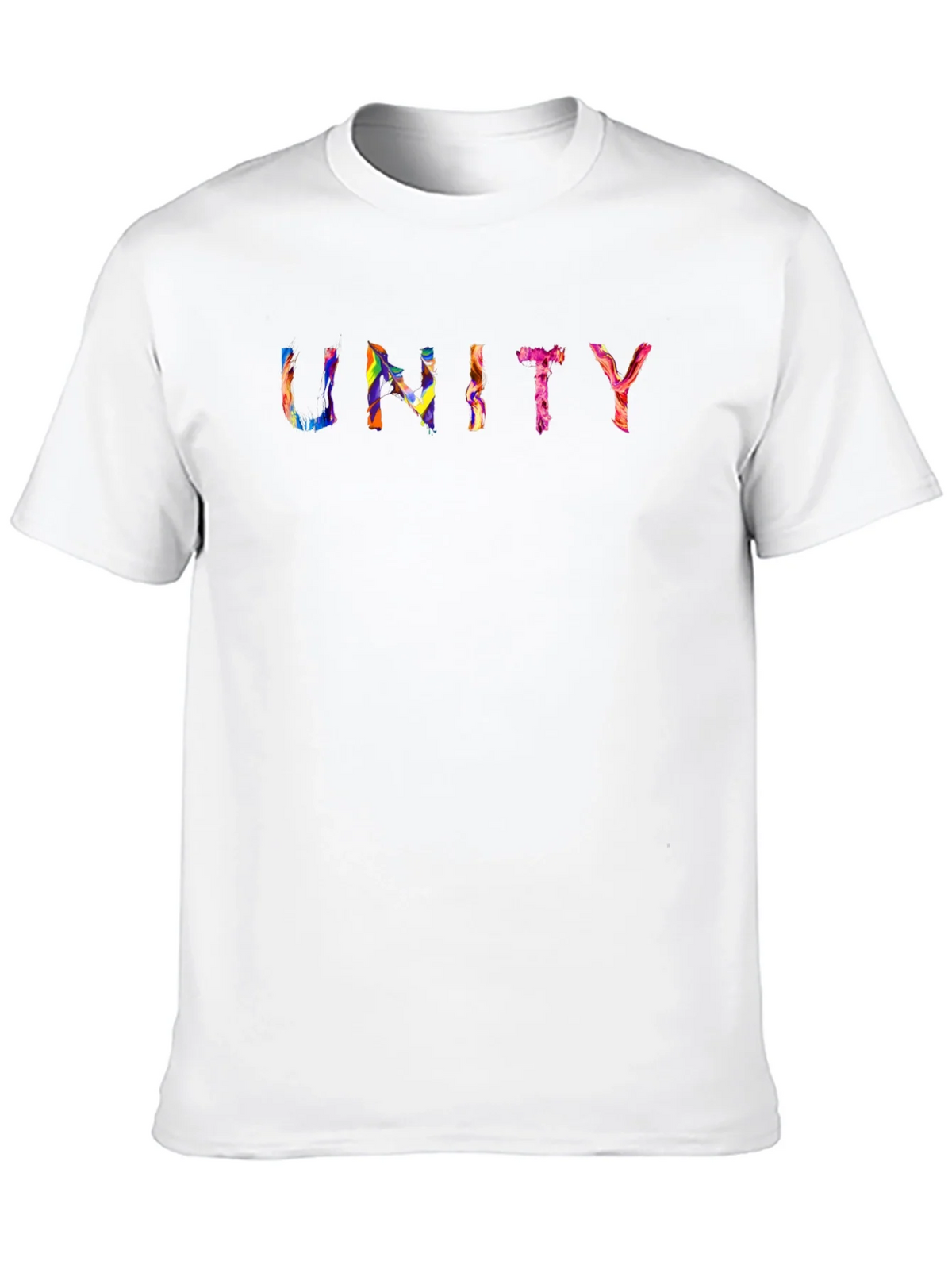 Unity Rainbow Graphic Black T-Shirt product image 9
