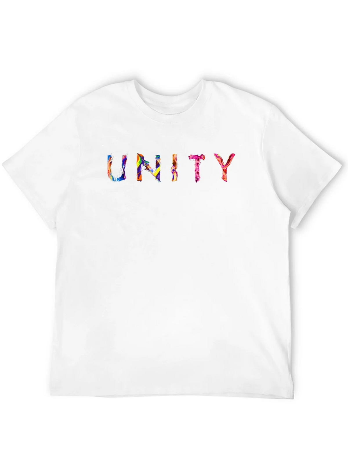 Unity Rainbow Graphic Black T-Shirt product image 11