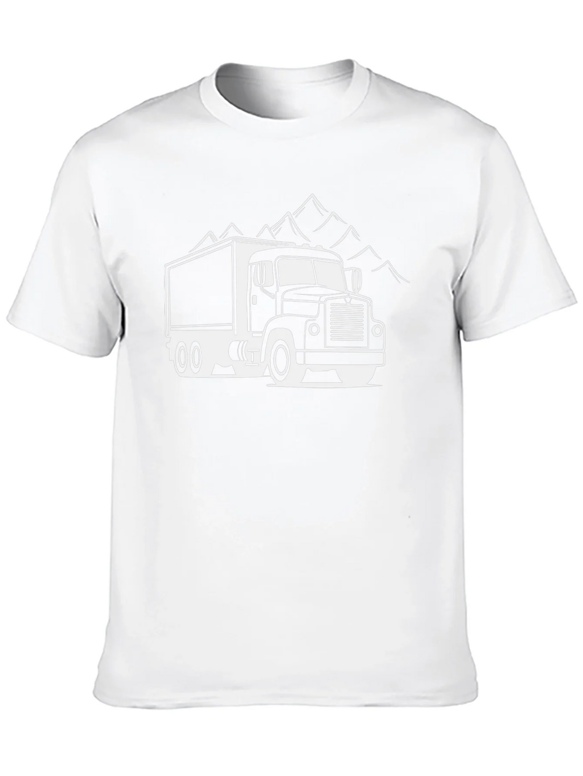Truck and Mountain Graphic Tee - Black product image 9