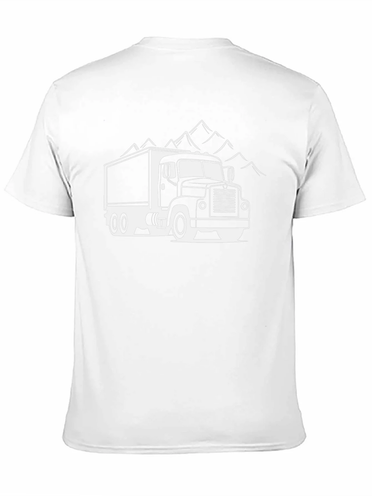 Truck and Mountain Graphic Tee - Black product image 10