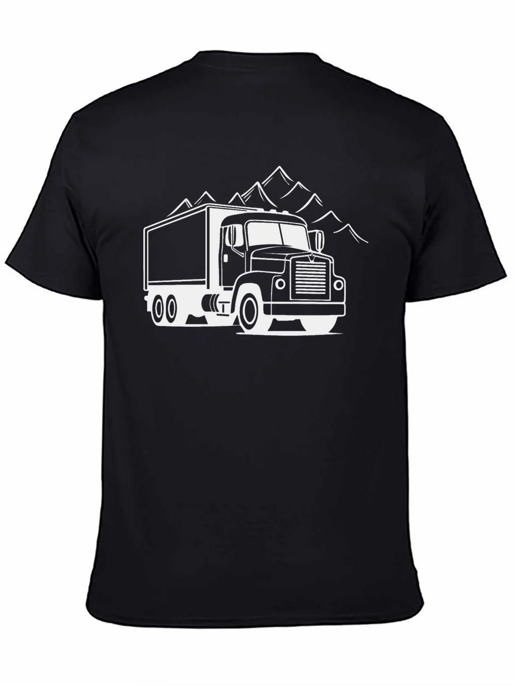 Truck and Mountain Graphic Tee - Black product image 4