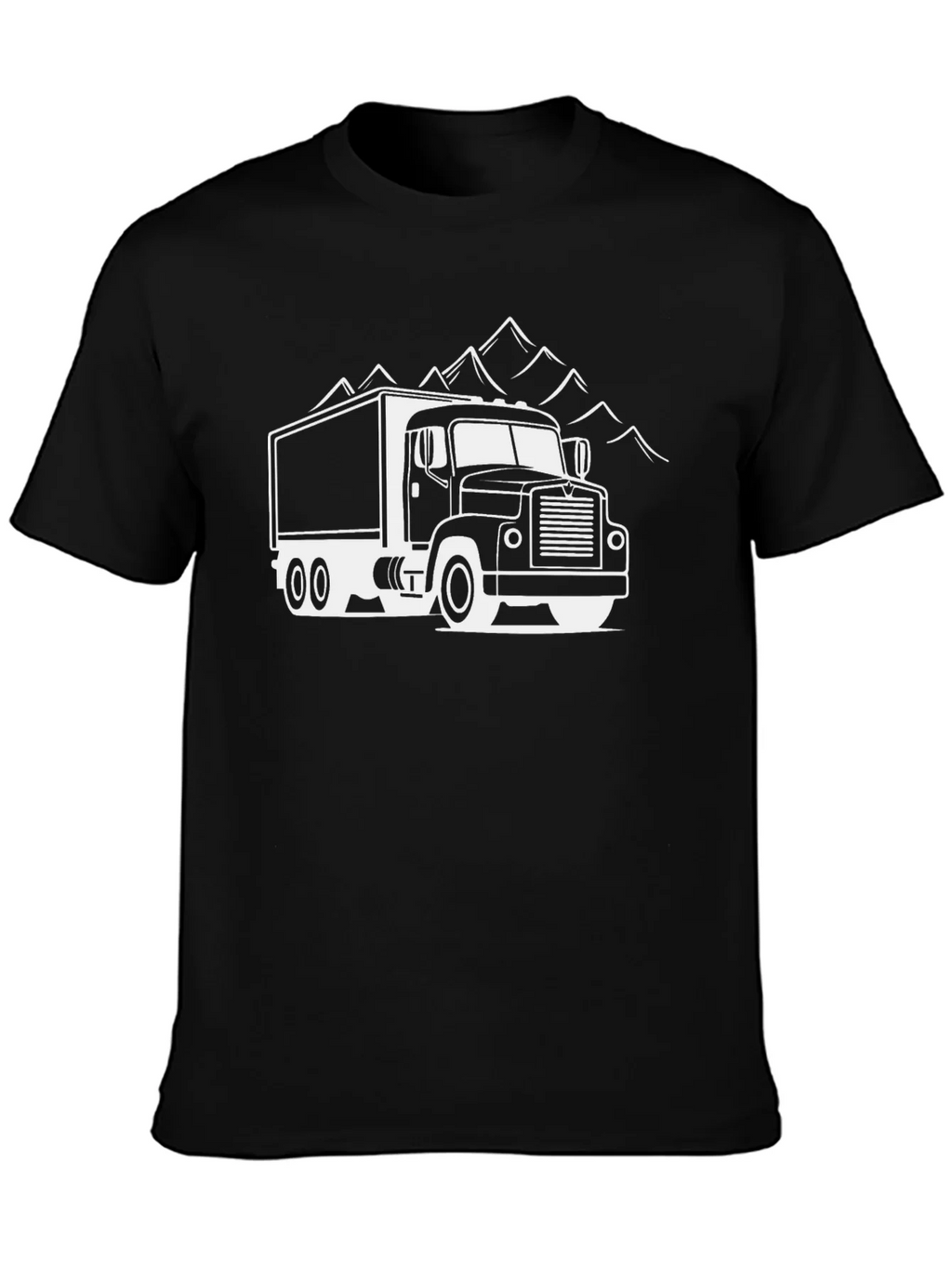 Truck and Mountain Graphic Tee - Black product image 3