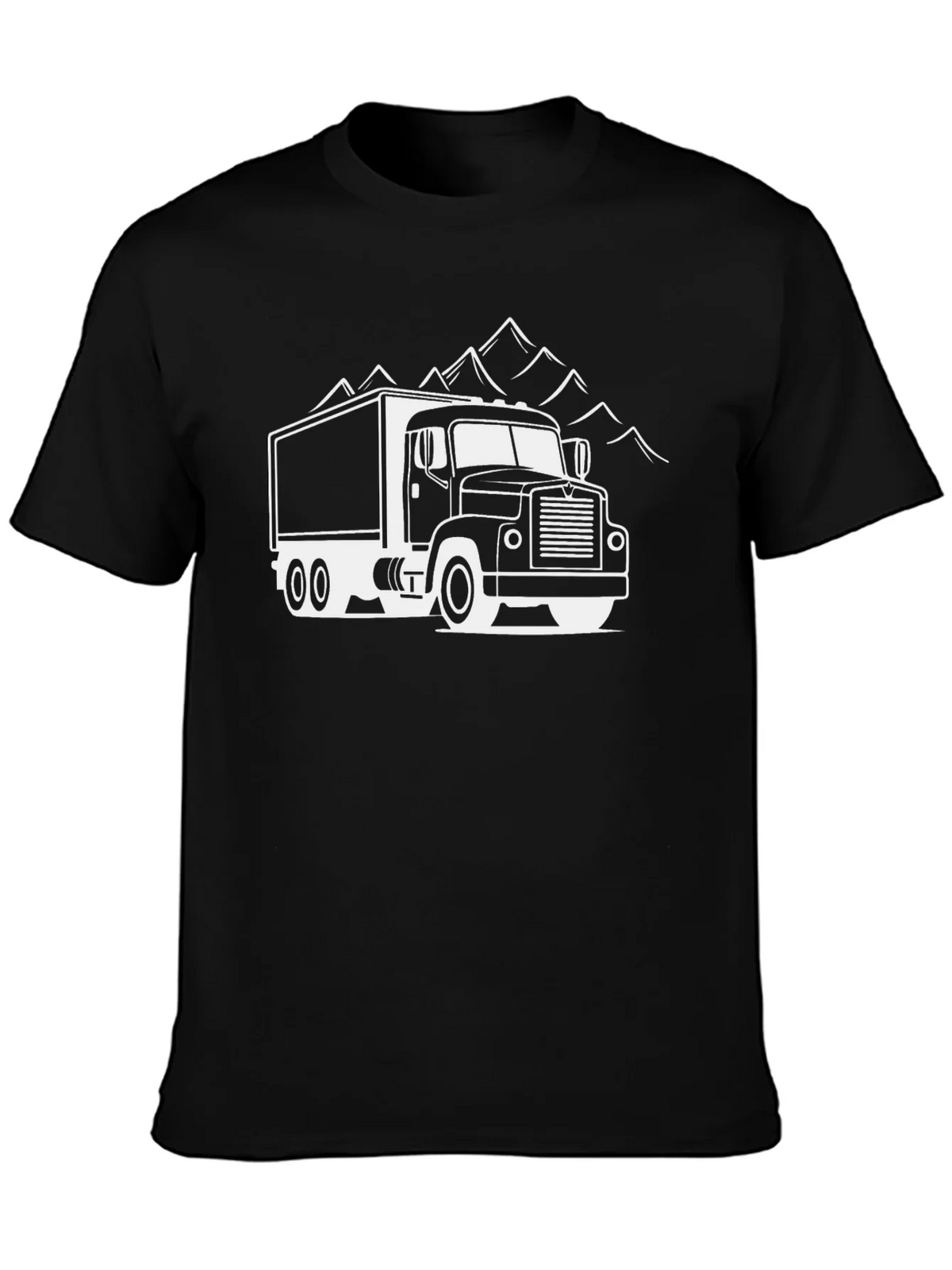 Truck and Mountain Graphic Tee - Black product image 3