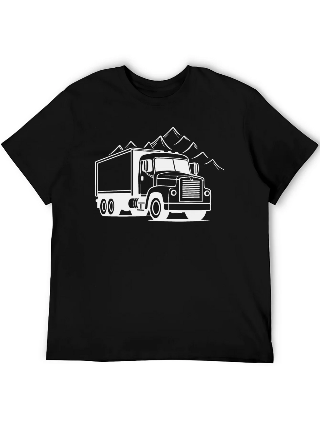 Truck and Mountain Graphic Tee - Black product image 5