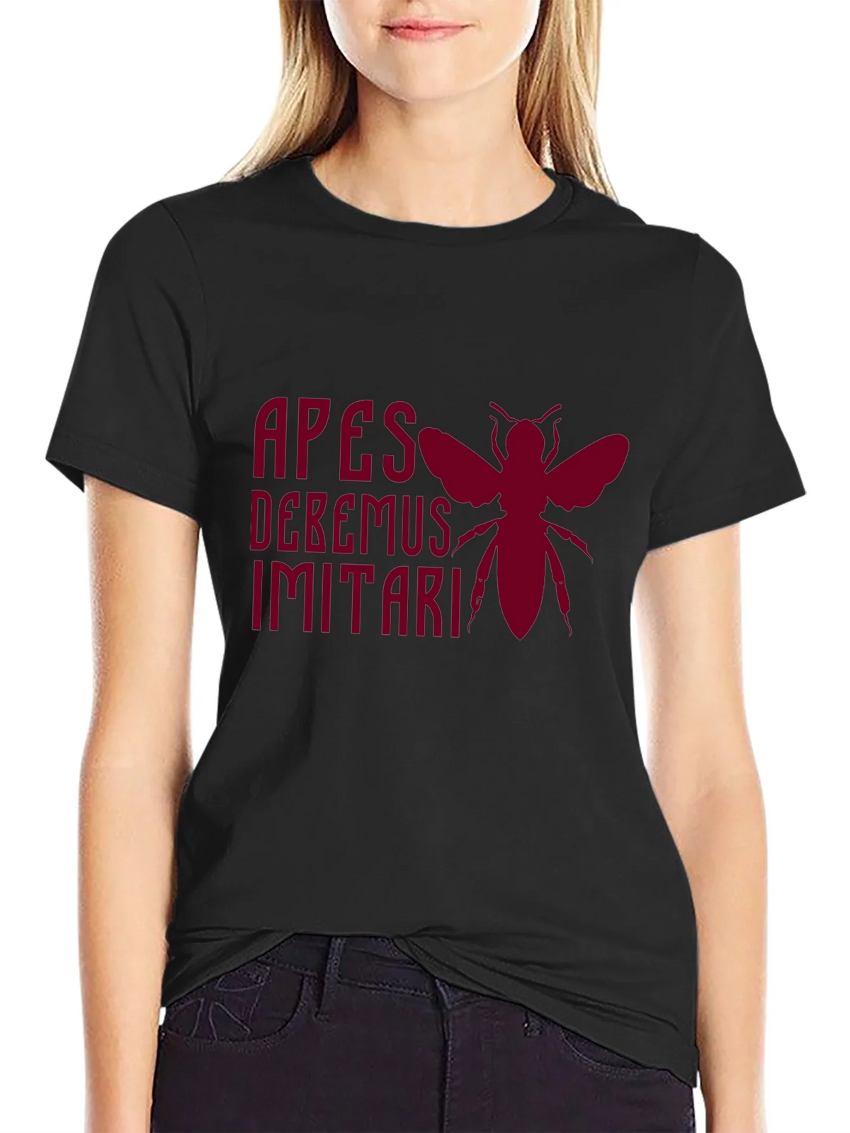 Apes Debemus Imitari Bee Graphic T-Shirt product image 2