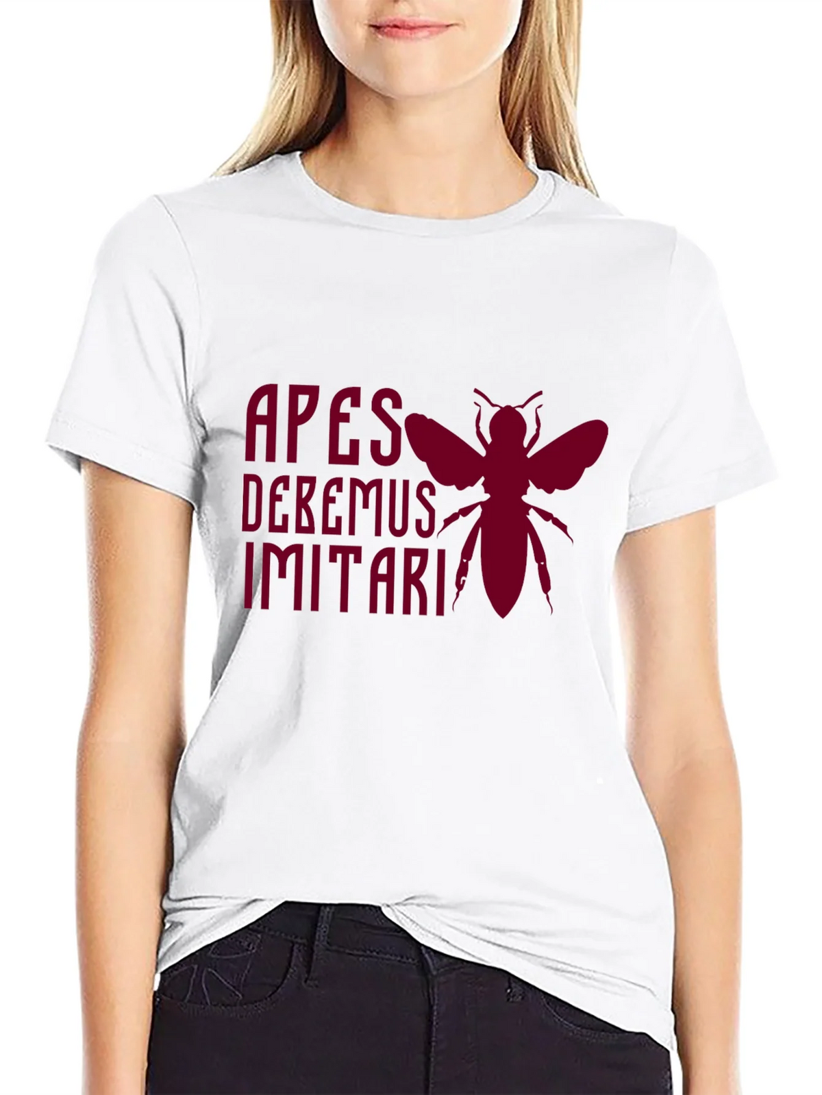 Apes Debemus Imitari Bee Graphic T-Shirt product image 8