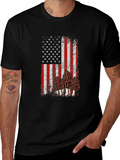 American Flag Morel Mushroom Graphic T-Shirt product image 1