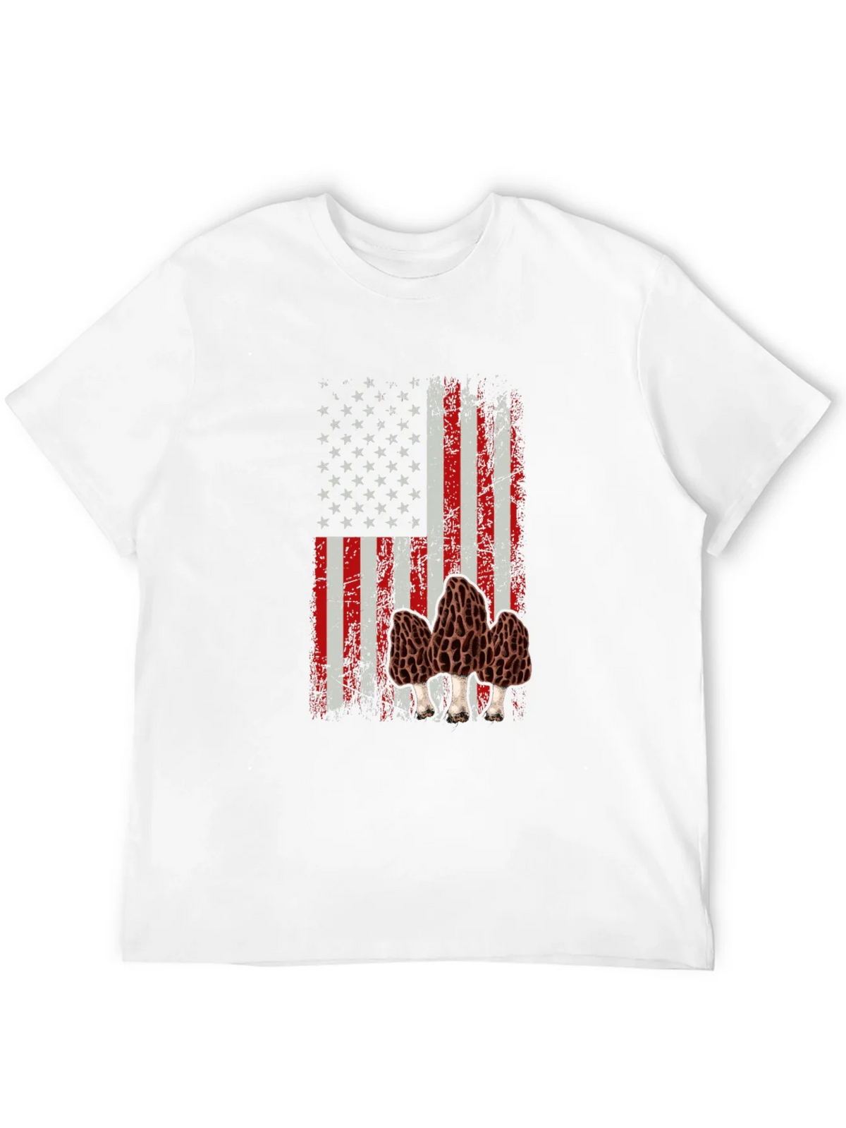 American Flag Morel Mushroom Graphic T-Shirt product image 11