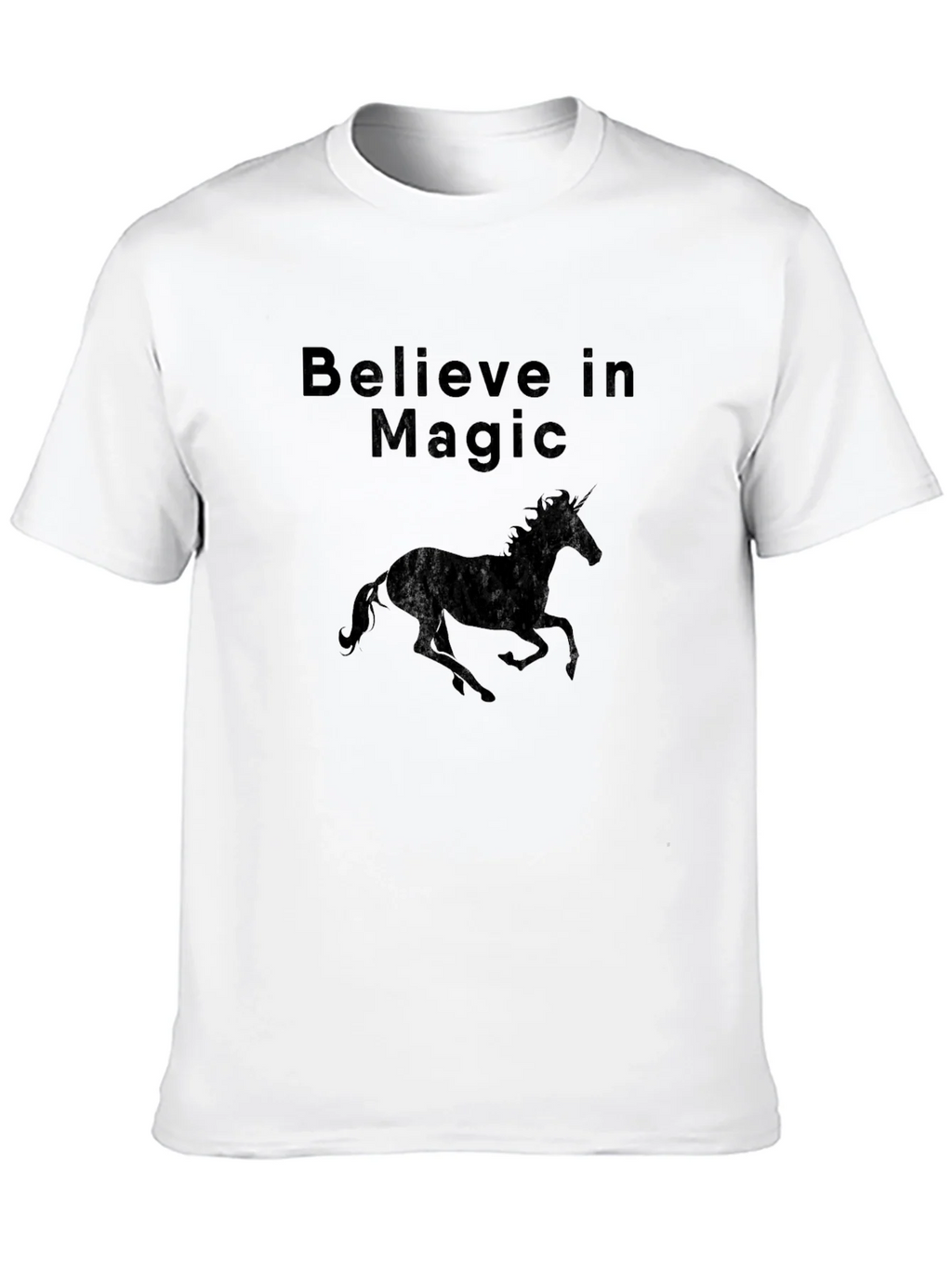 Believe in Magic Unicorn Graphic Tee - Black product image 9