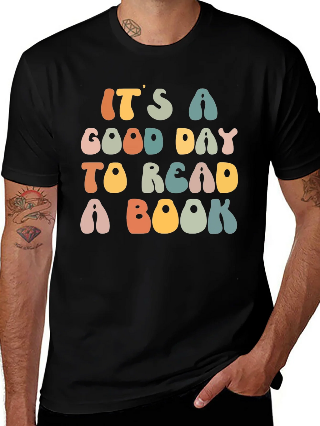 Retro Book Lover T-Shirt product image 1