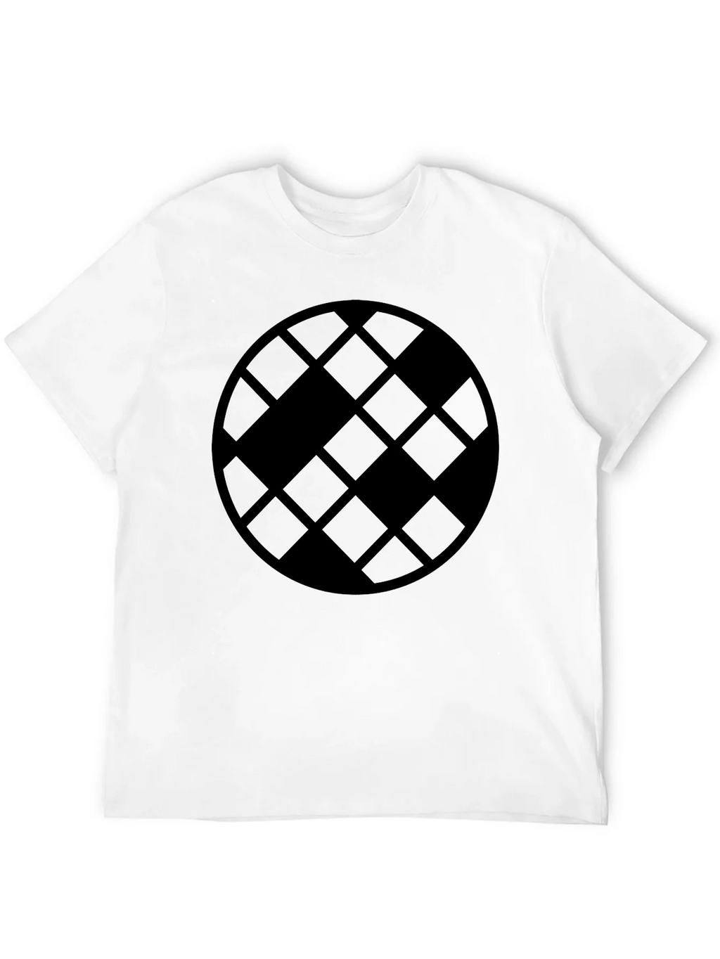 Geometric Patterned Black T-Shirt product image 11