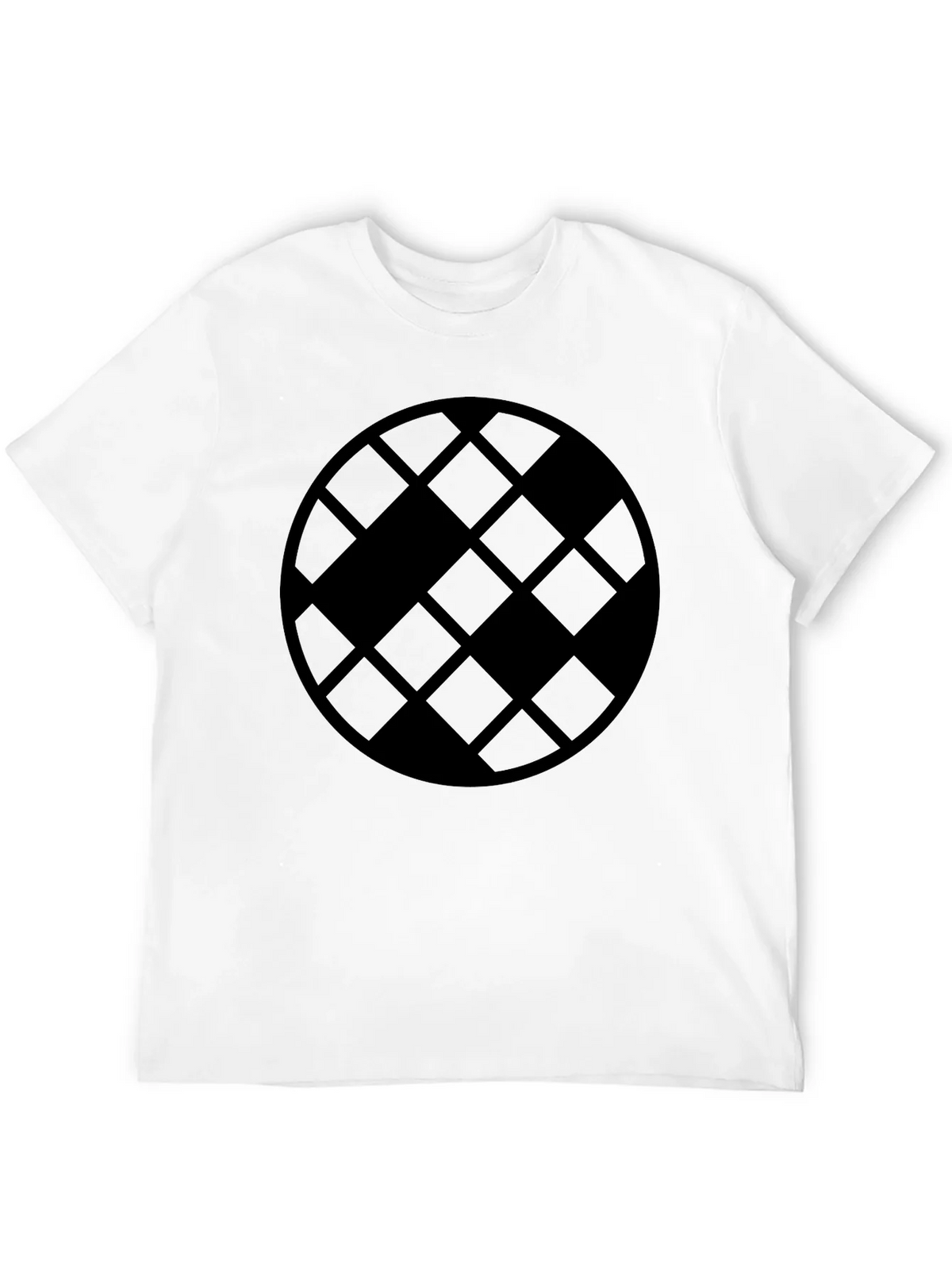 Geometric Patterned Black T-Shirt product image 11