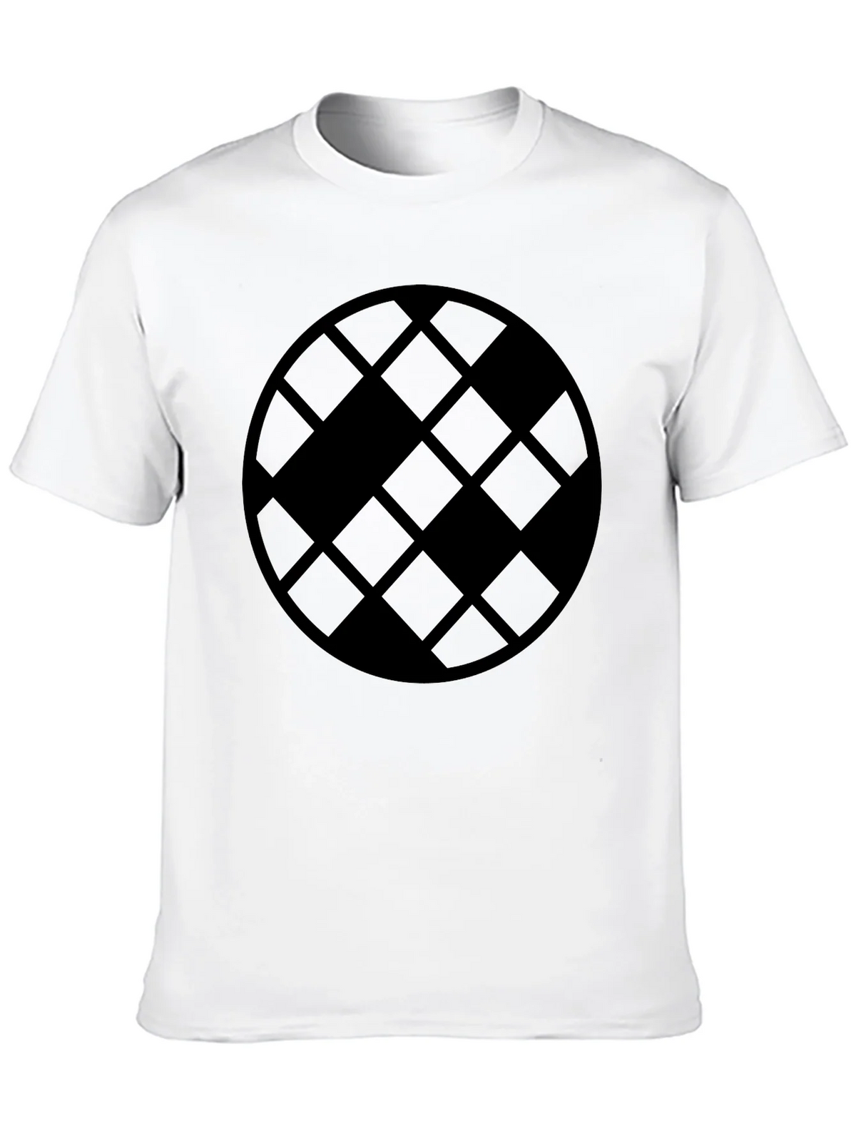 Geometric Patterned Black T-Shirt product image 9