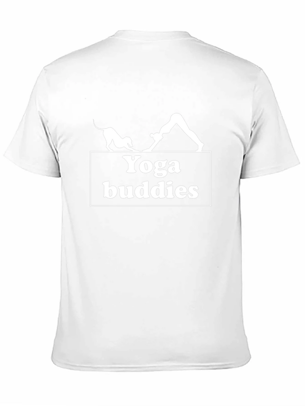 Yoga Buddies Graphic Tee - Black Cotton T-Shirt product image 10