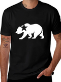 California Bear Graphic T-Shirt - Classic Black Tee product image 1