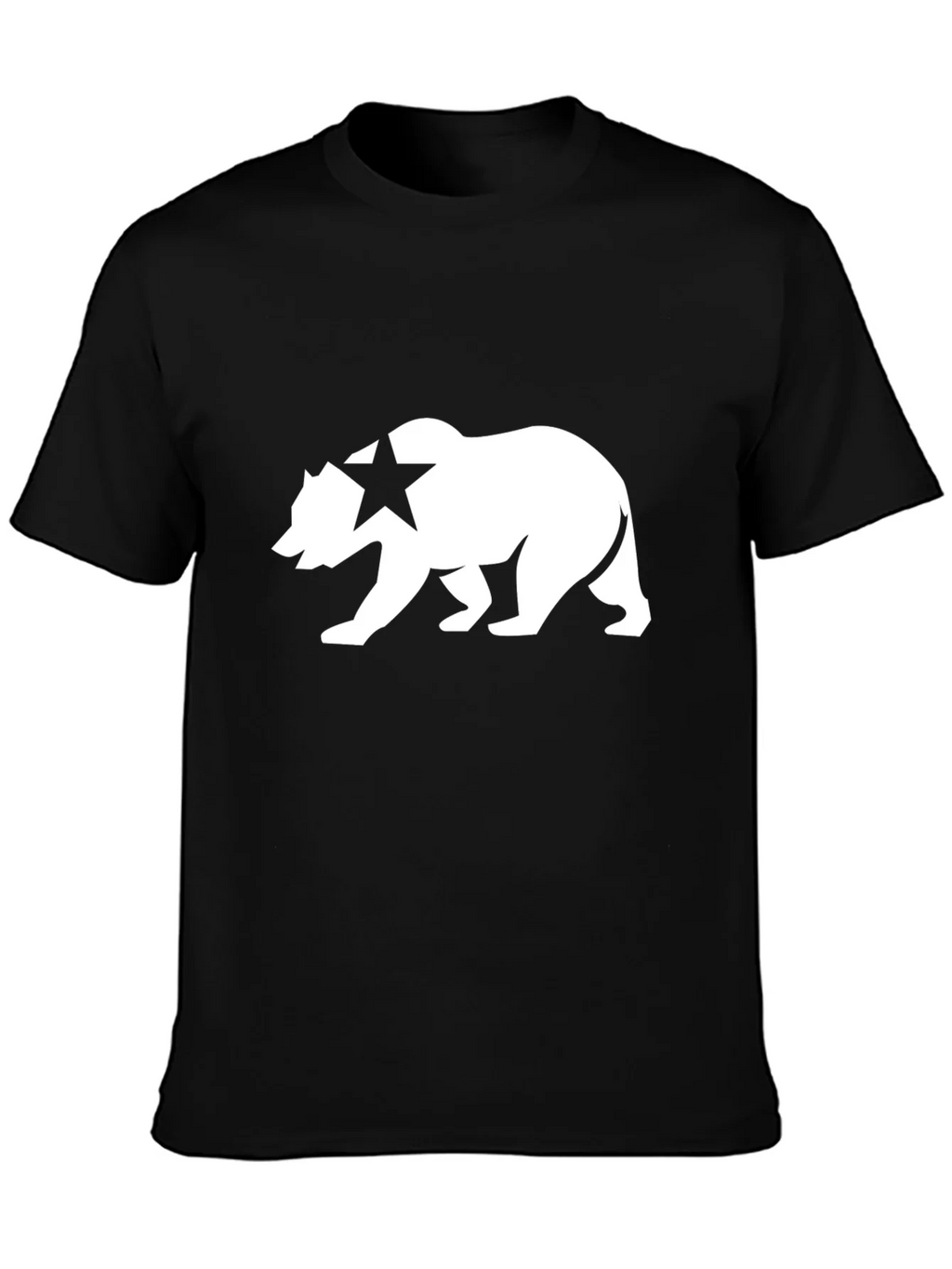 California Bear Graphic T-Shirt - Classic Black Tee product image 3