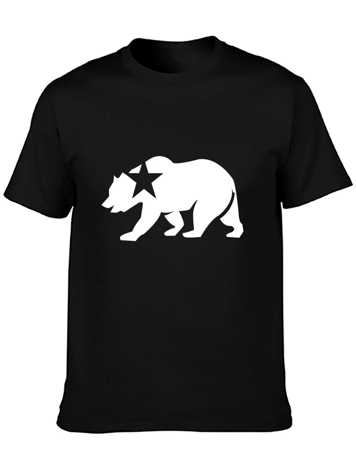 California Bear Graphic T-Shirt - Classic Black Tee product image 3