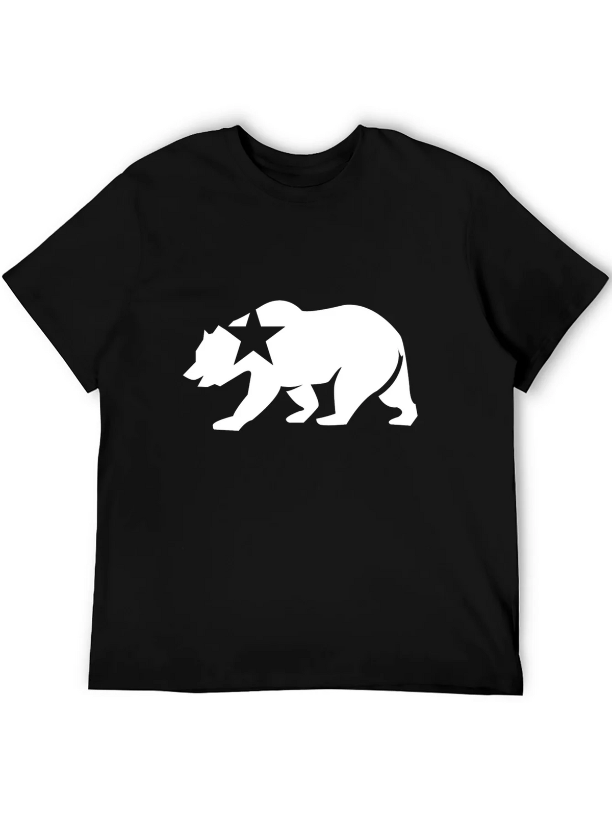 California Bear Graphic T-Shirt - Classic Black Tee product image 5