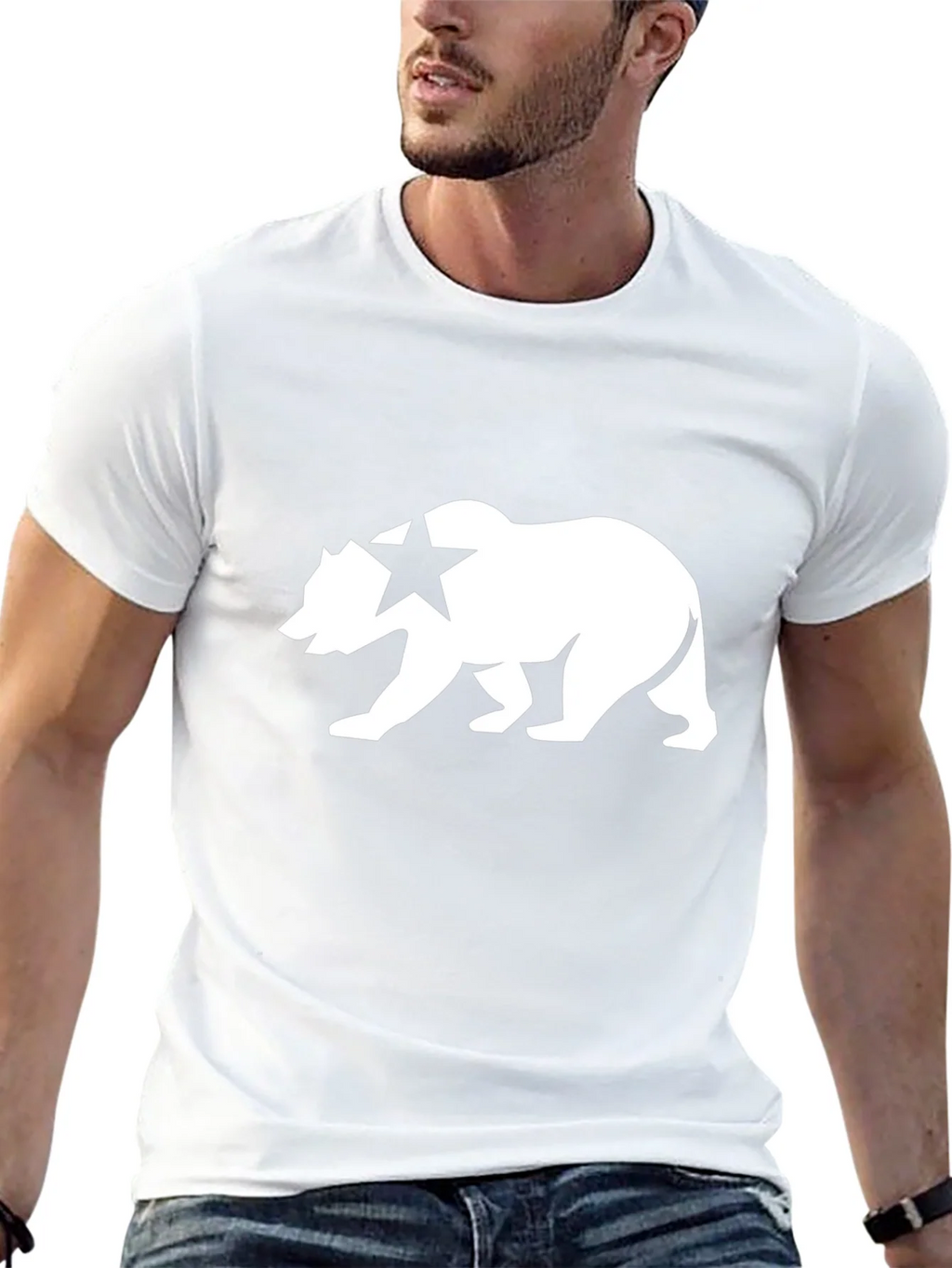 California Bear Graphic T-Shirt - Classic Black Tee product image 12