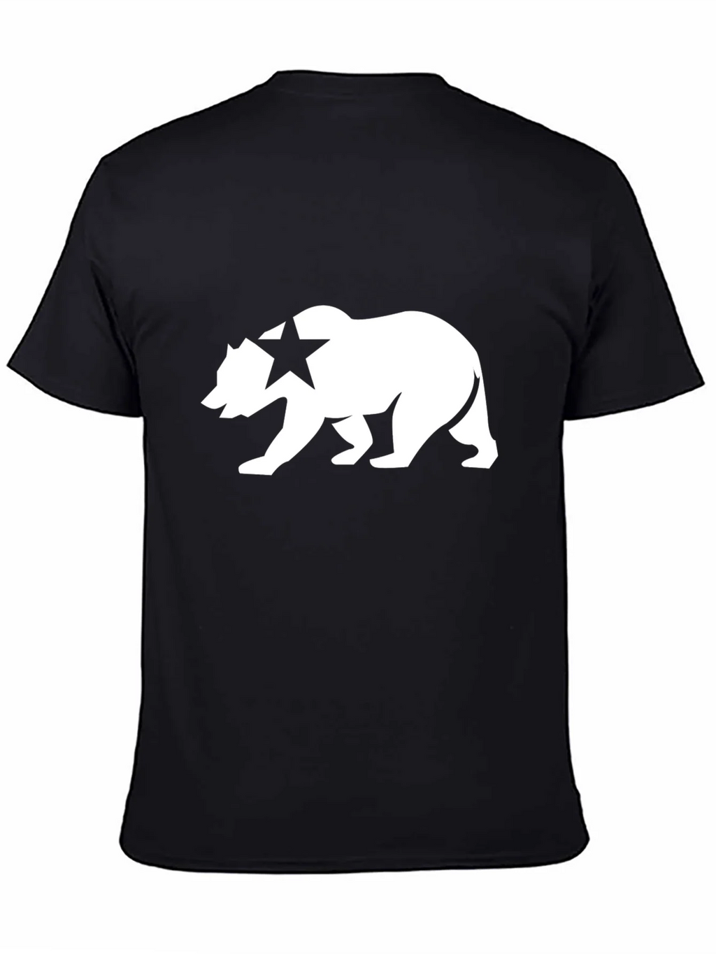 California Bear Graphic T-Shirt - Classic Black Tee product image 4