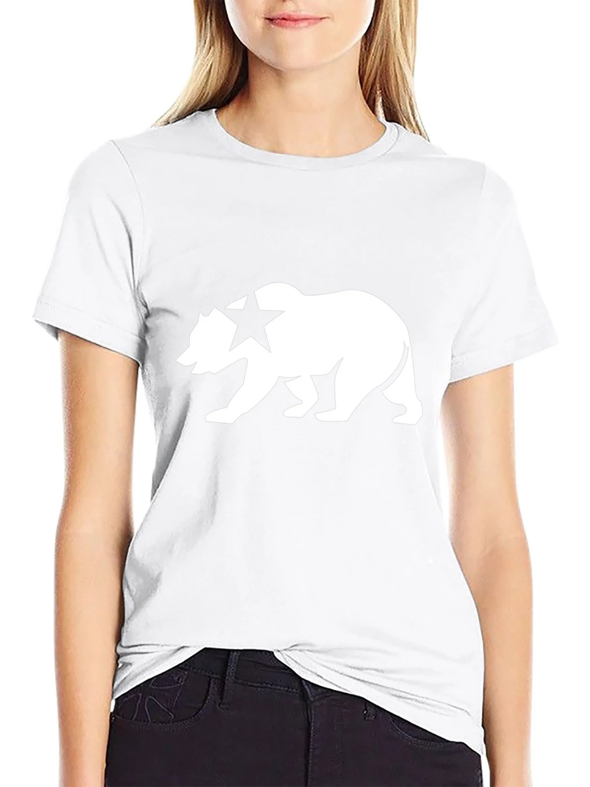 California Bear Graphic T-Shirt - Classic Black Tee product image 8