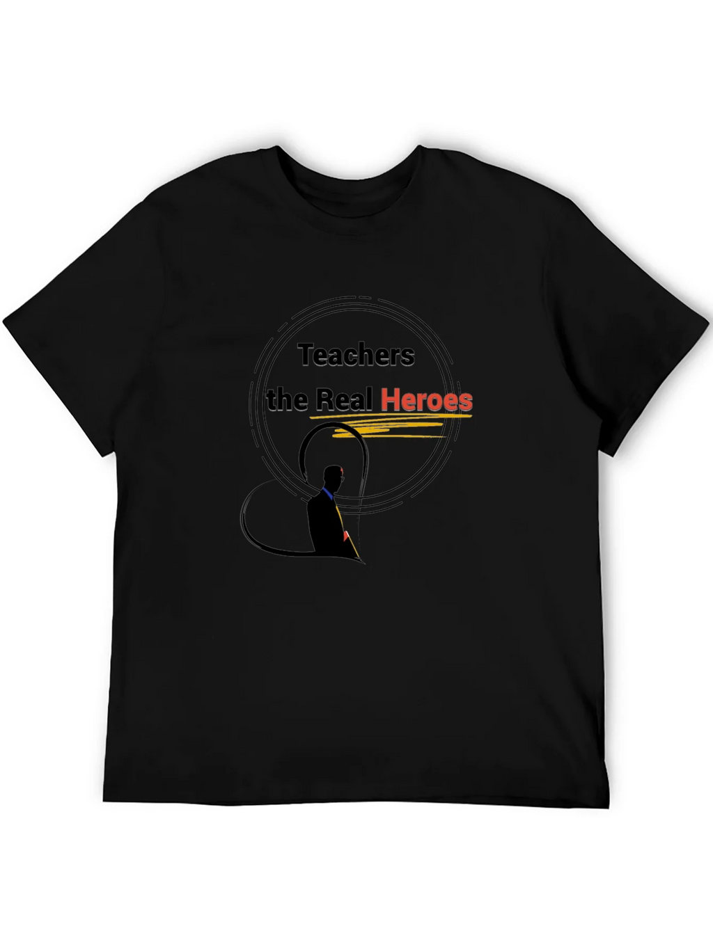 Teachers the Real Heroes Graphic Tee product image 5