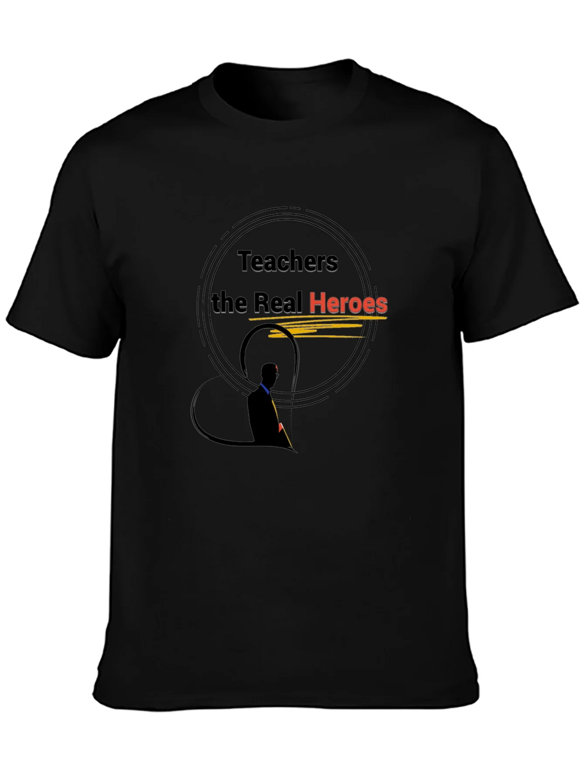 Teachers the Real Heroes Graphic Tee product image 3