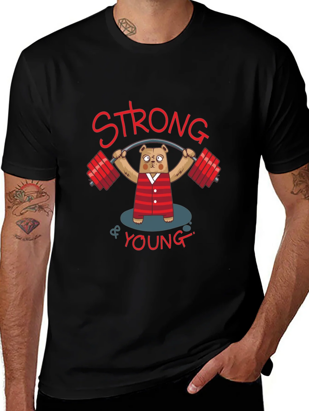 Strong & Young Bear T-Shirt product image 1