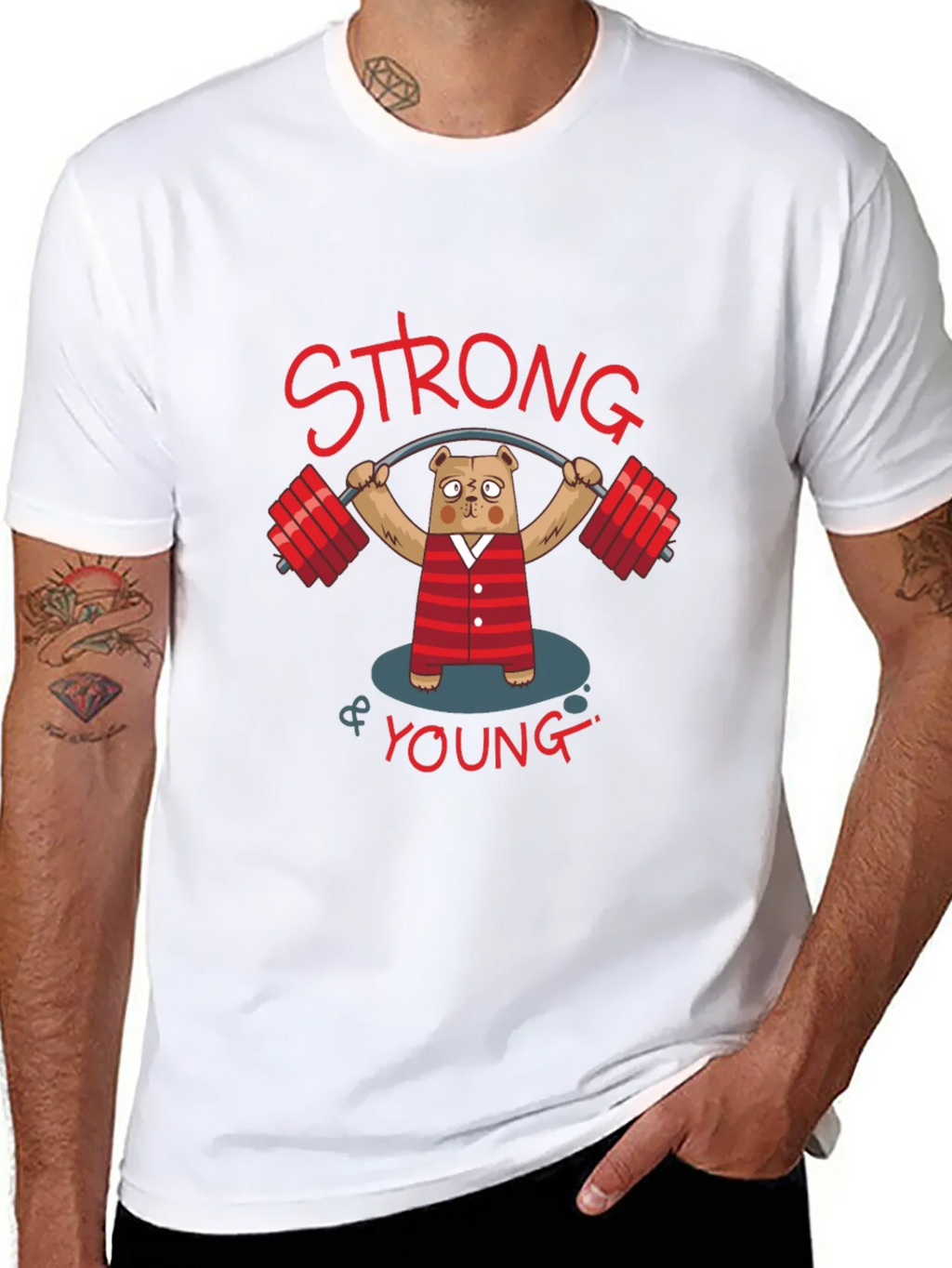 Strong & Young Bear T-Shirt product image 7
