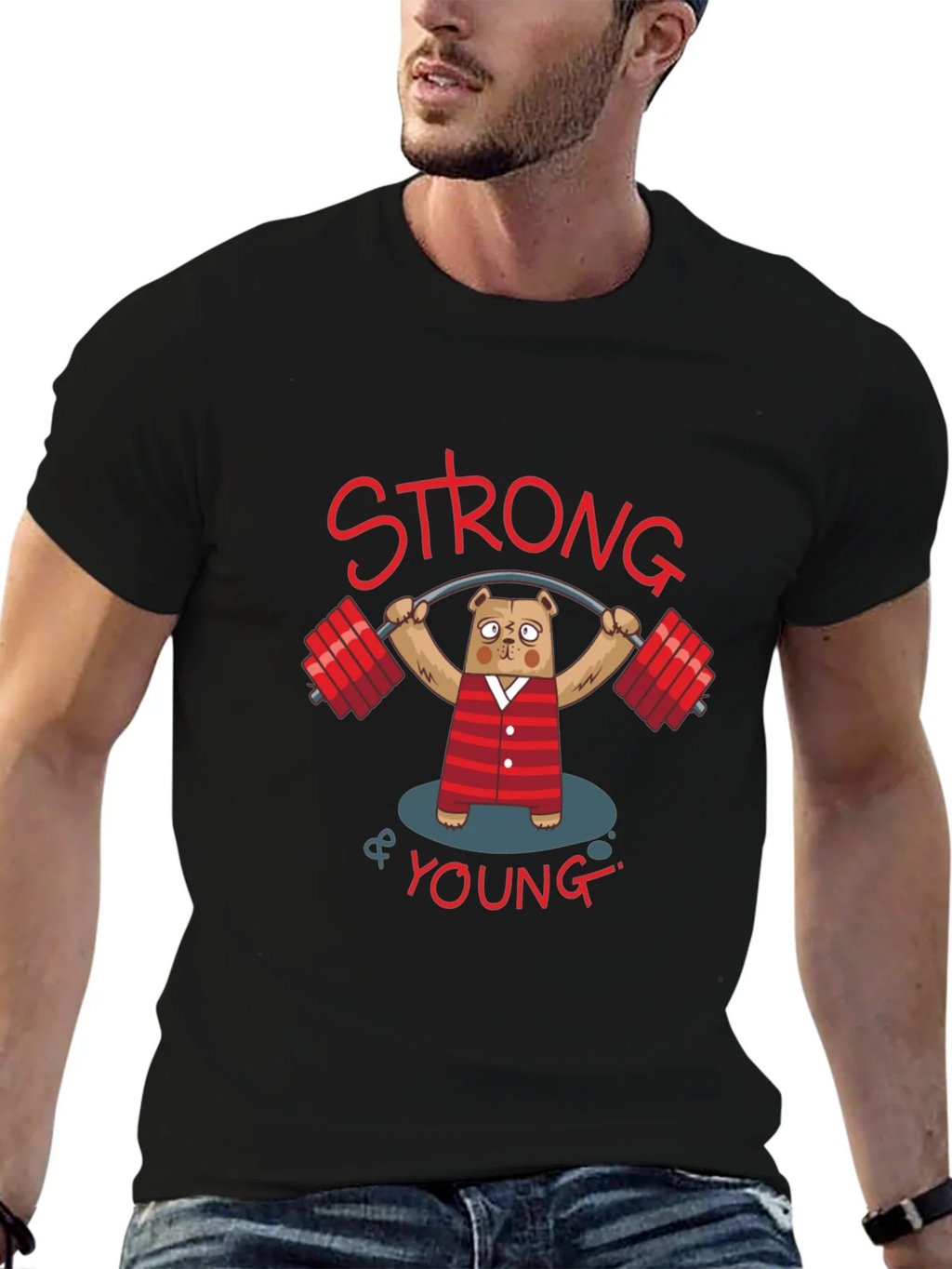 Strong & Young Bear T-Shirt product image 6