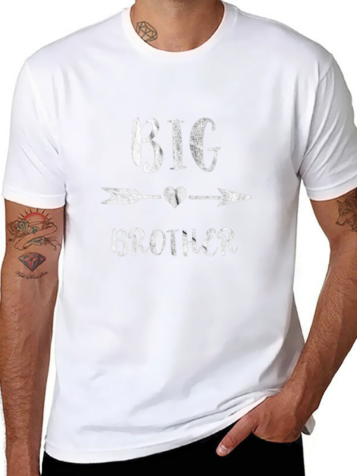 Big Brother Arrow Heart T-Shirt product image 7