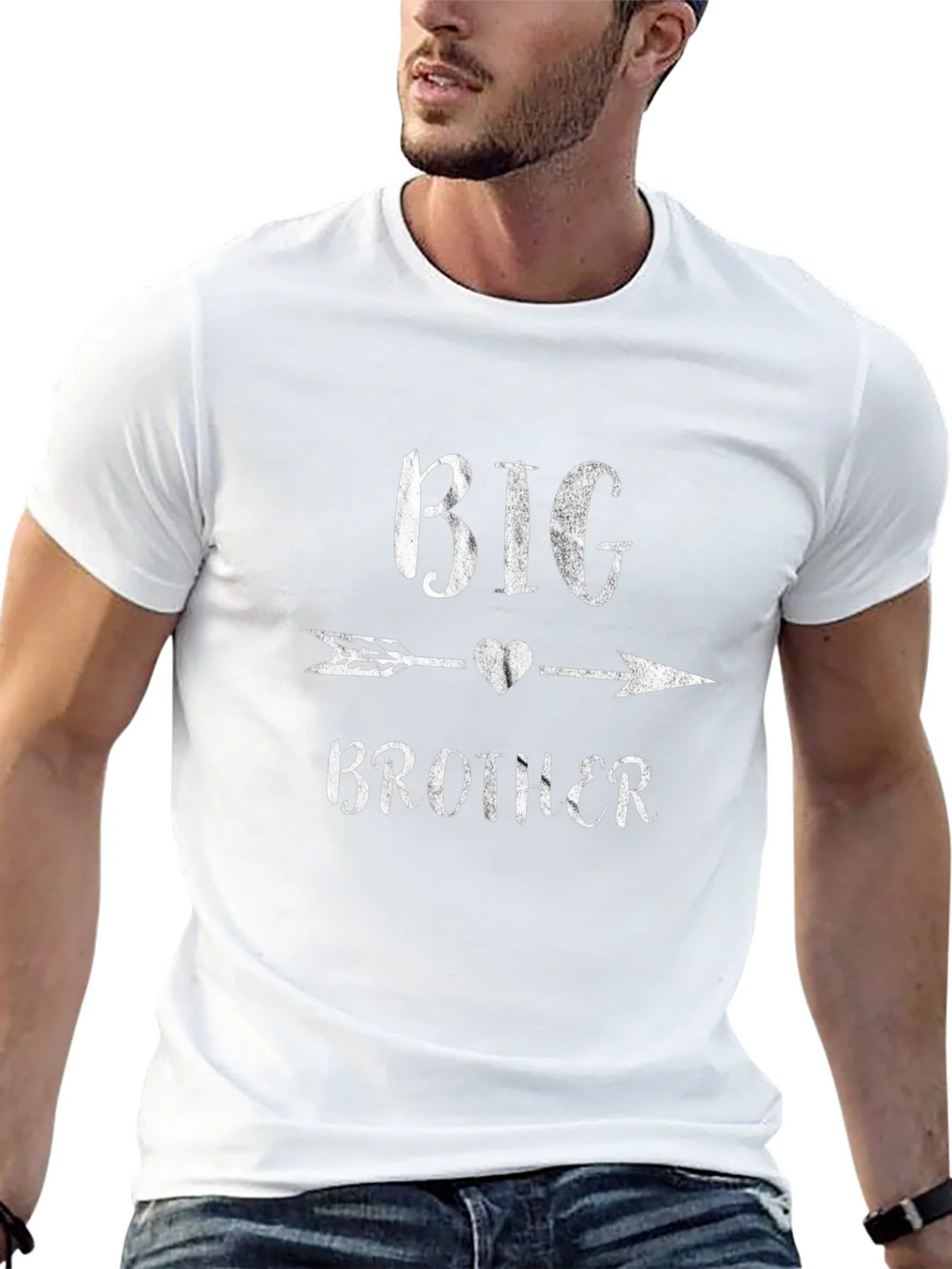 Big Brother Arrow Heart T-Shirt product image 12