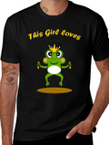 Girl Loves Frog Jumping Rope T-Shirt product image 1