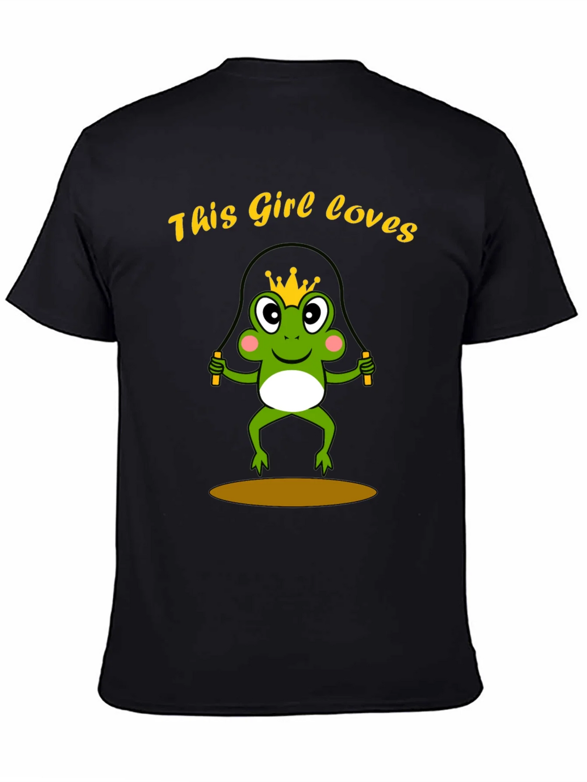 Girl Loves Frog Jumping Rope T-Shirt product image 4