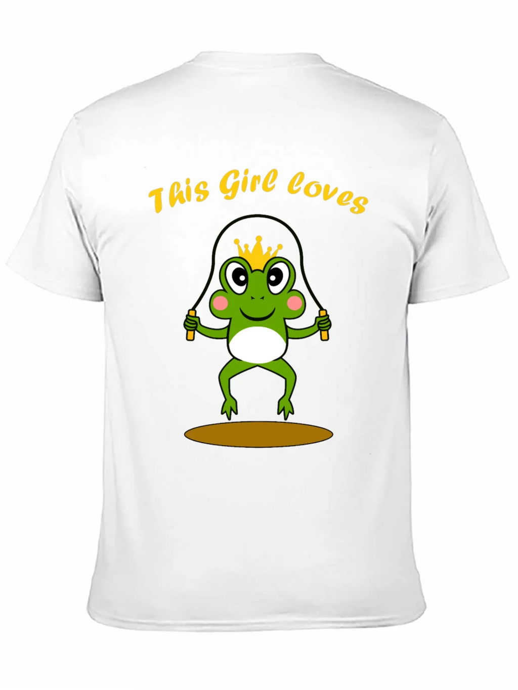 Girl Loves Frog Jumping Rope T-Shirt product image 10