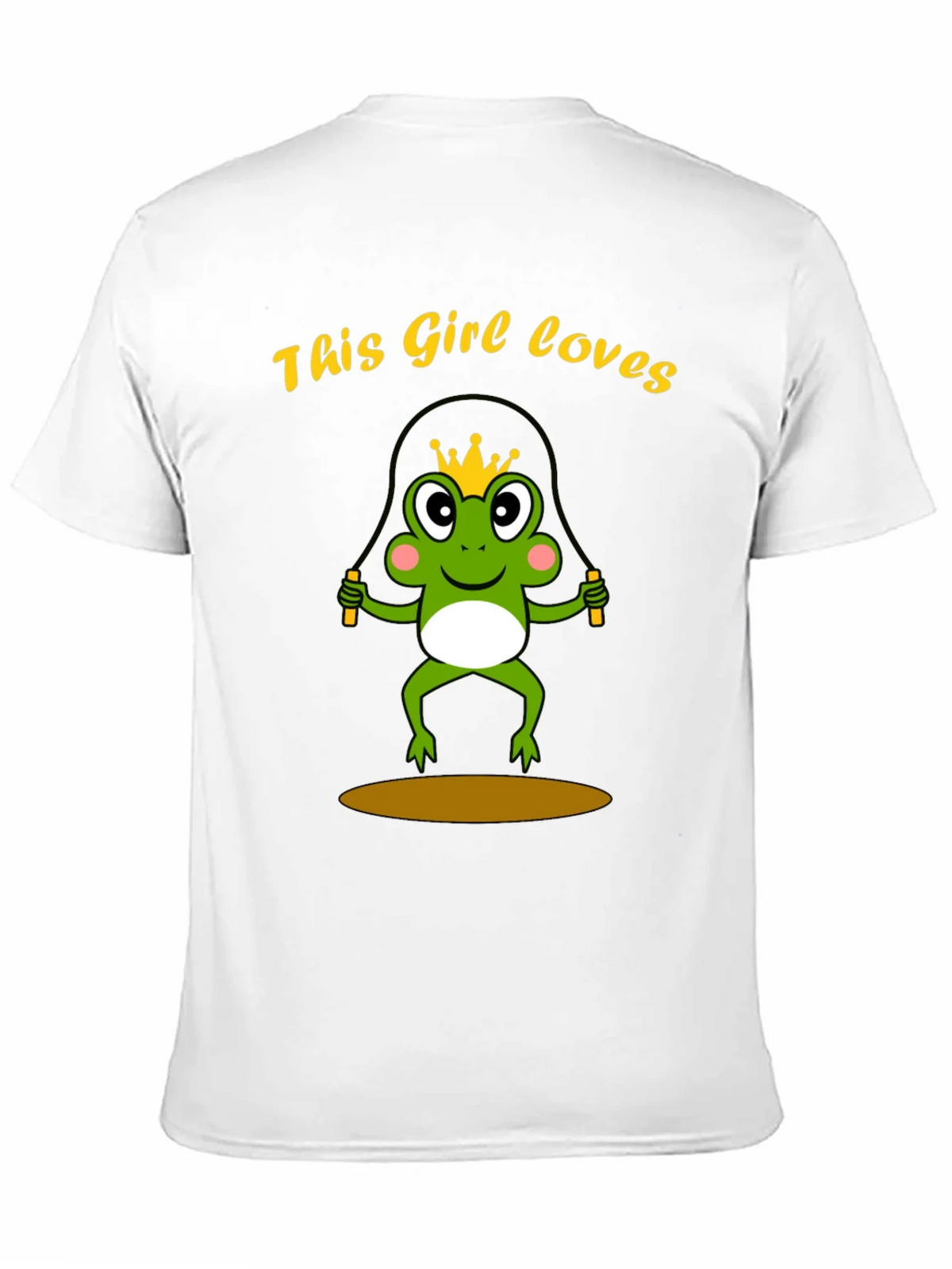 Girl Loves Frog Jumping Rope T-Shirt product image 10