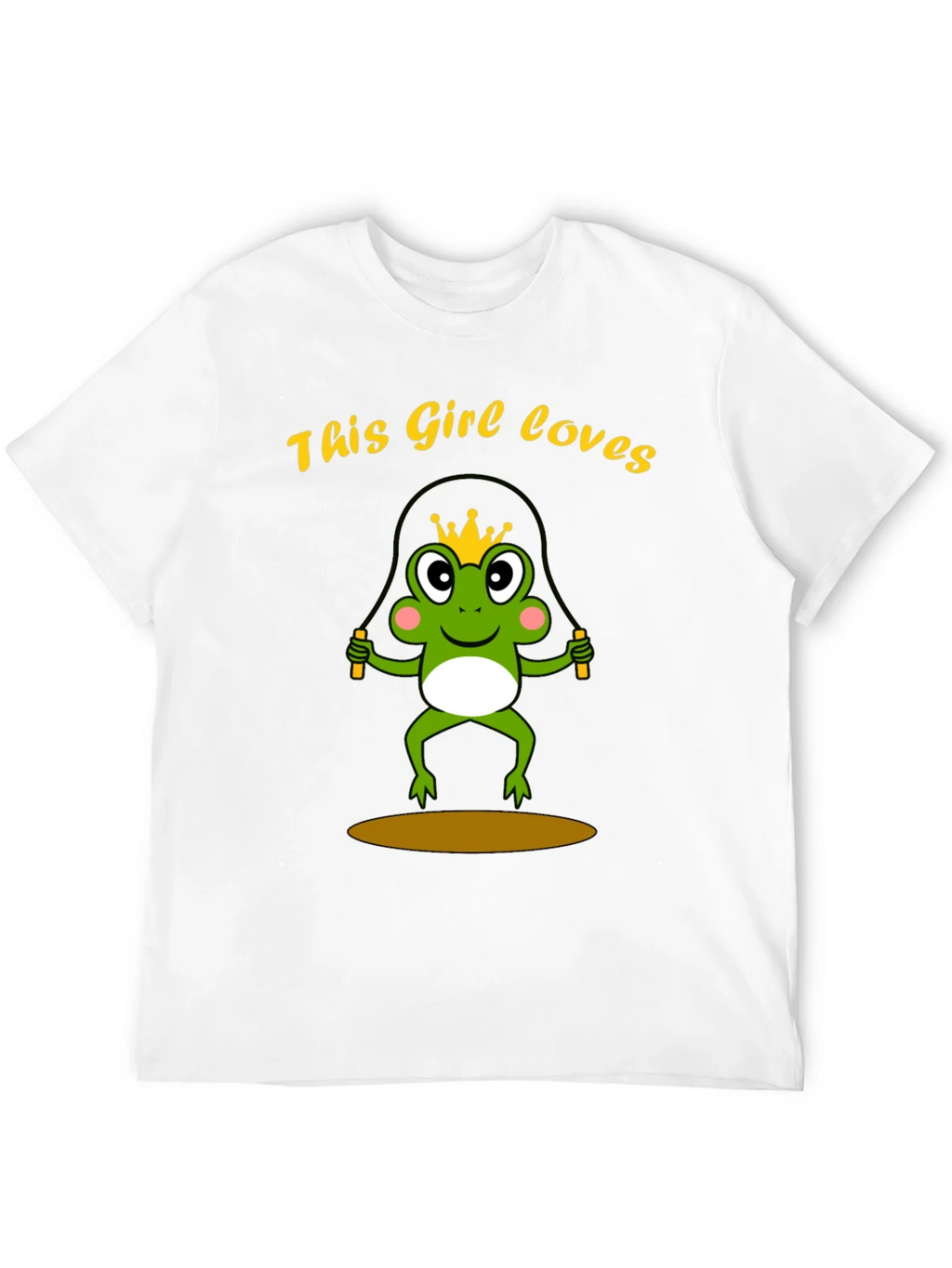 Girl Loves Frog Jumping Rope T-Shirt product image 11